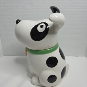 Vintage 2006 Rare New With Tags Target Home "Bullseye Dog" Treat Jar Cookie Jar